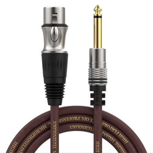 6.35 To XLR audio cabla