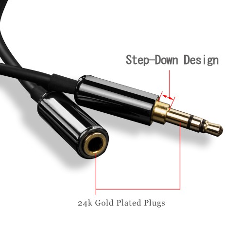 3.5MM M/F Stereo Audio Extension Cable