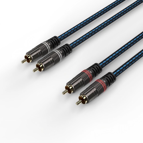 HIFI Silvered 2RCA to 2RCA 