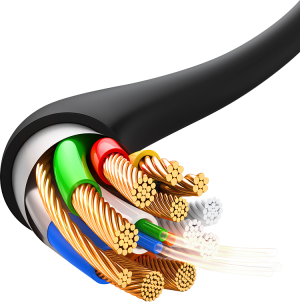 optical+copper wire