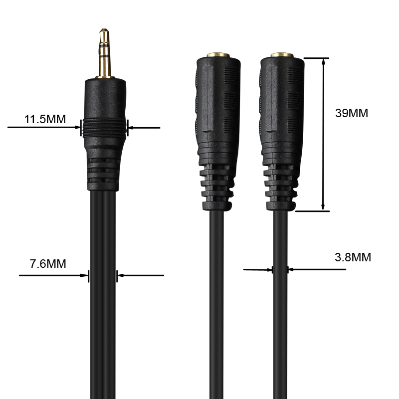 stereo audio cable