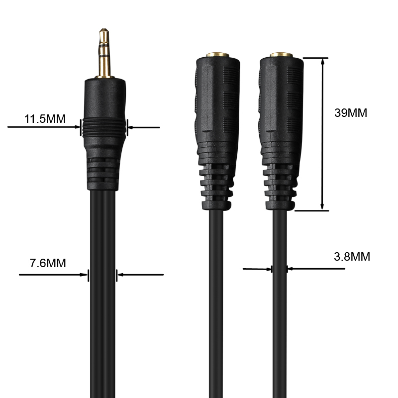 cable de audio estéreo